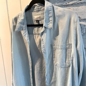 Vintage Thread Light Blue Jean Shirt/ Top